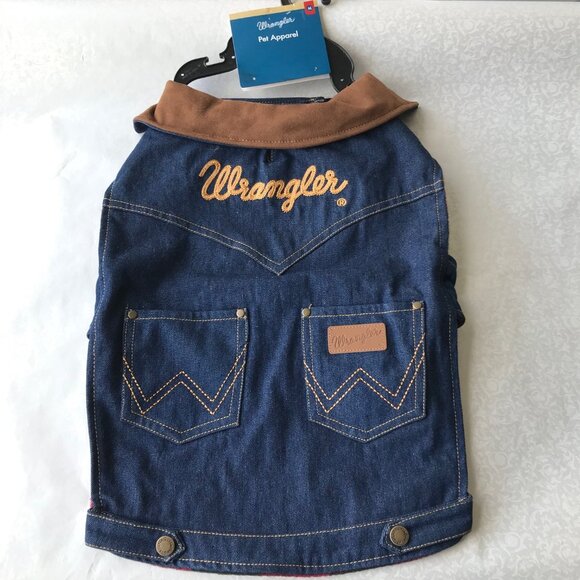 Wrangler Other - Wrangler Dark Denim Dog Jacket with Lining Dark Wash Denim Size : M